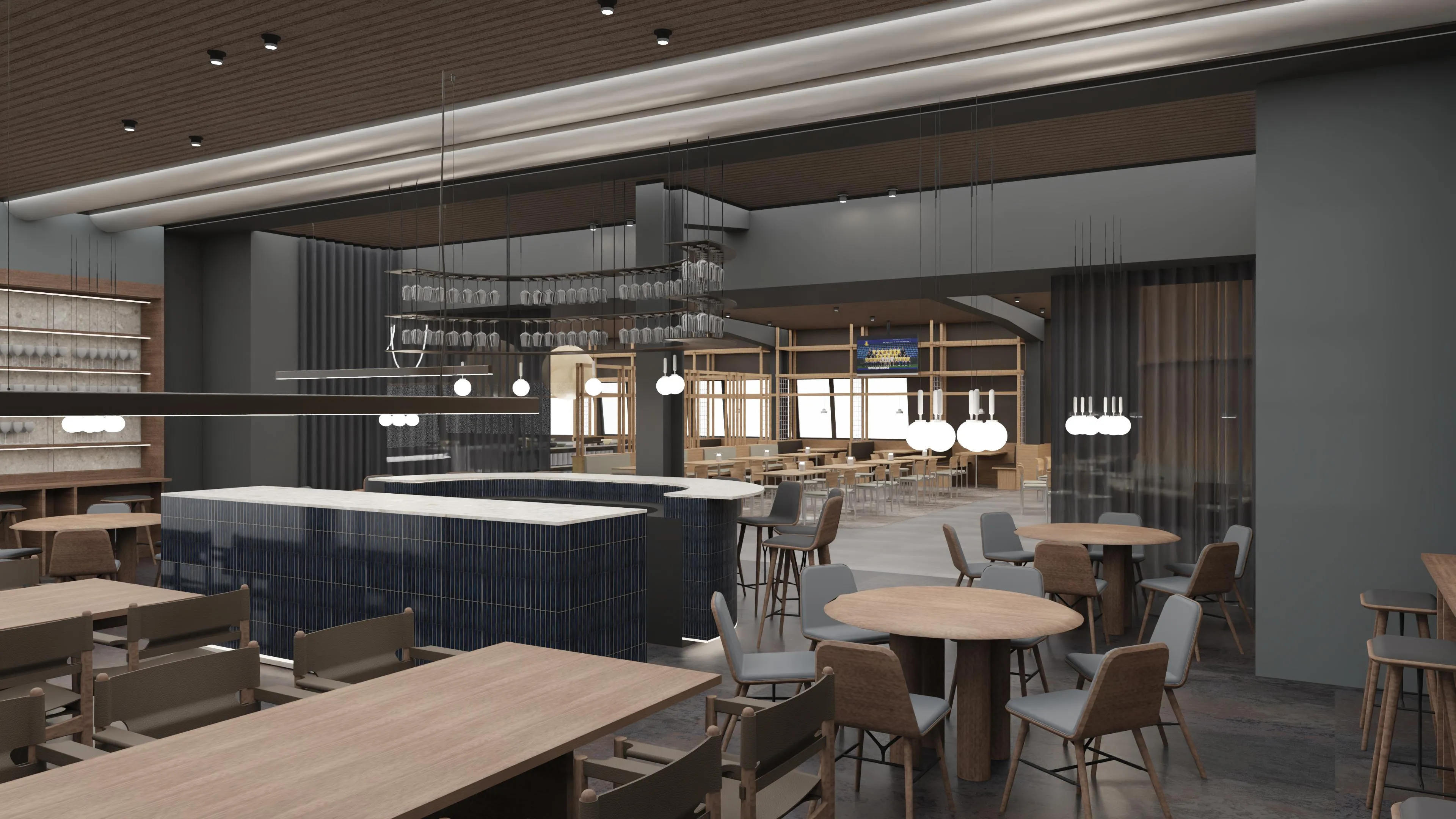 Ekstra VIP-område med bar og intime båse